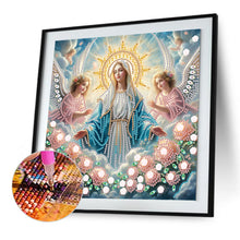 Load image into Gallery viewer, Madonna Jesus 30*30CM(Canvas) Partial Special Shaped Drill Diamond Painting
