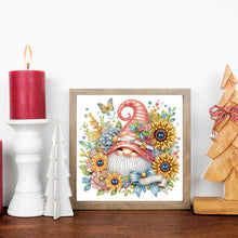 Load image into Gallery viewer, Flower Gnome 30*30CM(Canvas) Partial Special Shaped Drill Diamond Painting

