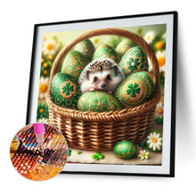 Load image into Gallery viewer, Easter Four-Leaf Clover, Easter Egg, Hedgehog 40*40CM(Canvas) Full Round Drill Diamond Painting

