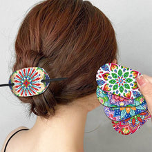 Load image into Gallery viewer, 5Pcs PU Mandala Pattern 5D DIY Diamond Hair Sticks Crafts Gifts for Women Girls
