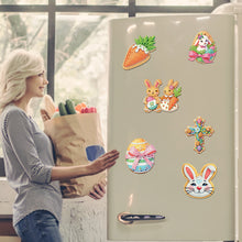 Load image into Gallery viewer, 6Pcs Happy Easter Theme DIY Diamond Painting Magnets Kit for Art Crafts Gift
