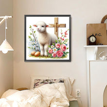 Load image into Gallery viewer, Easter Sheep 30*30CM(Canvas) Full Round Drill Diamond Painting
