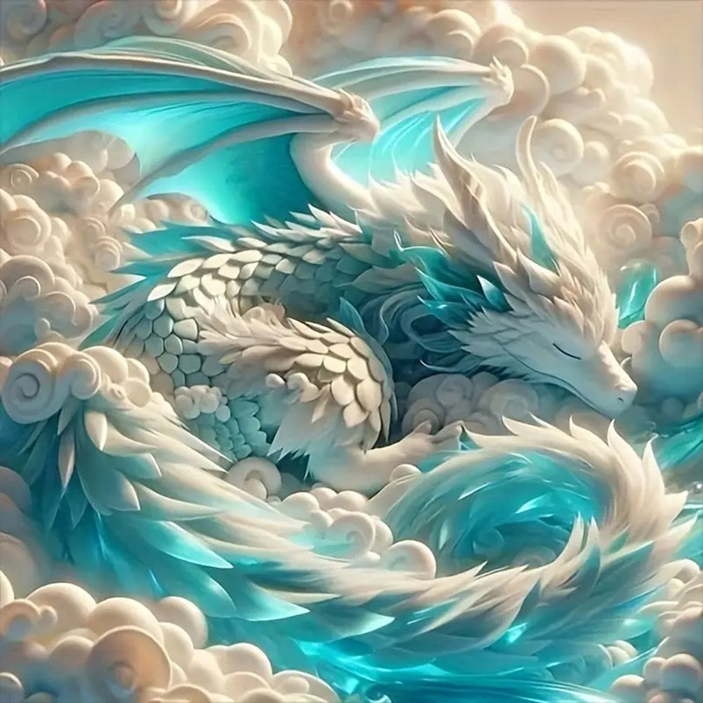 Dinosaur 40*40CM(Canvas) Full Round Drill Diamond Painting