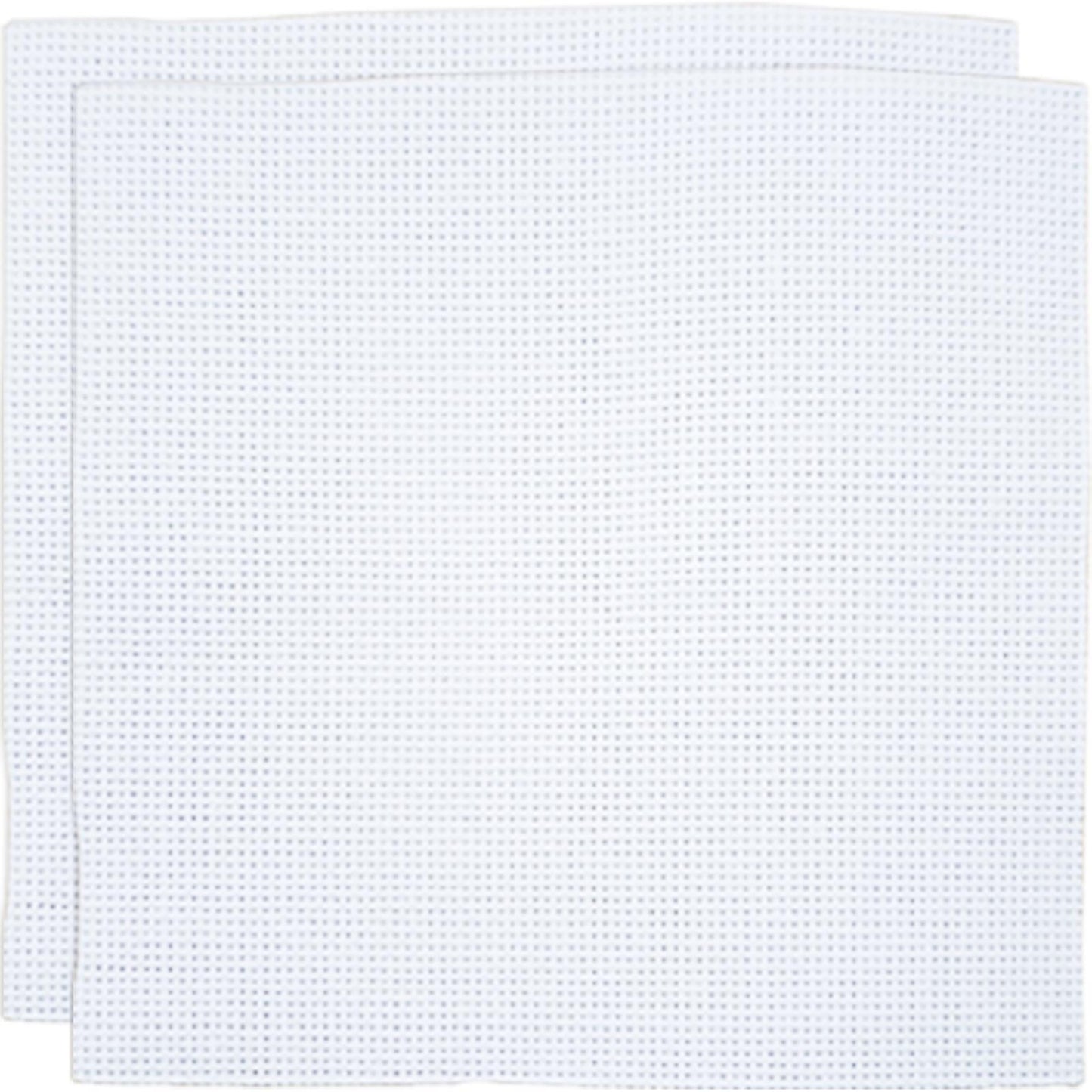 2PCS 11 Count Aida Cloth Cotton Cross Stitch Cloth Multi-Function for Embroidery