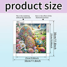Load image into Gallery viewer, Easter Lawn Eggs 30*30CM(Canvas) Partial Special Shaped Drill Diamond Painting
