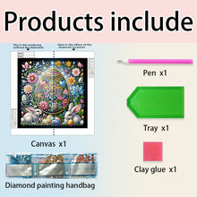 Load image into Gallery viewer, Easter Bunny With Eggs 30*30CM(Canvas) Partial Special Shaped Drill Diamond Painting
