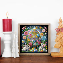 Load image into Gallery viewer, Easter Bunny With Eggs 30*30CM(Canvas) Partial Special Shaped Drill Diamond Painting

