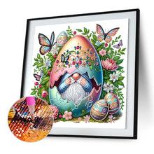 Load image into Gallery viewer, Easter Egg-Breaking Gnome 30*30CM(Canvas) Partial Special Shaped Drill Diamond Painting
