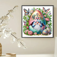 Load image into Gallery viewer, Easter Egg-Breaking Gnome 30*30CM(Canvas) Partial Special Shaped Drill Diamond Painting
