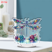 Load image into Gallery viewer, Acrylic 2D Flat Dragonfly DIY Diamond Painting Desktop Ornaments Kit for Decor
