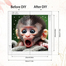 Load image into Gallery viewer, Crazy Monkey 30*30CM(Canvas) Partial Special Shaped Drill Diamond Painting
