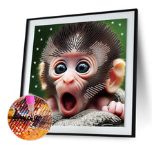 Load image into Gallery viewer, Crazy Monkey 30*30CM(Canvas) Partial Special Shaped Drill Diamond Painting
