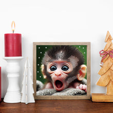 Load image into Gallery viewer, Crazy Monkey 30*30CM(Canvas) Partial Special Shaped Drill Diamond Painting
