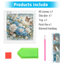 Load image into Gallery viewer, Flowers 30*30CM(Canvas) Partial Special Shaped Drill Diamond Painting
