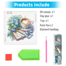 Load image into Gallery viewer, Coffee Bouquet 30*30CM(Canvas) Partial Special Shaped Drill Diamond Painting
