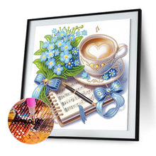 Load image into Gallery viewer, Coffee Bouquet 30*30CM(Canvas) Partial Special Shaped Drill Diamond Painting
