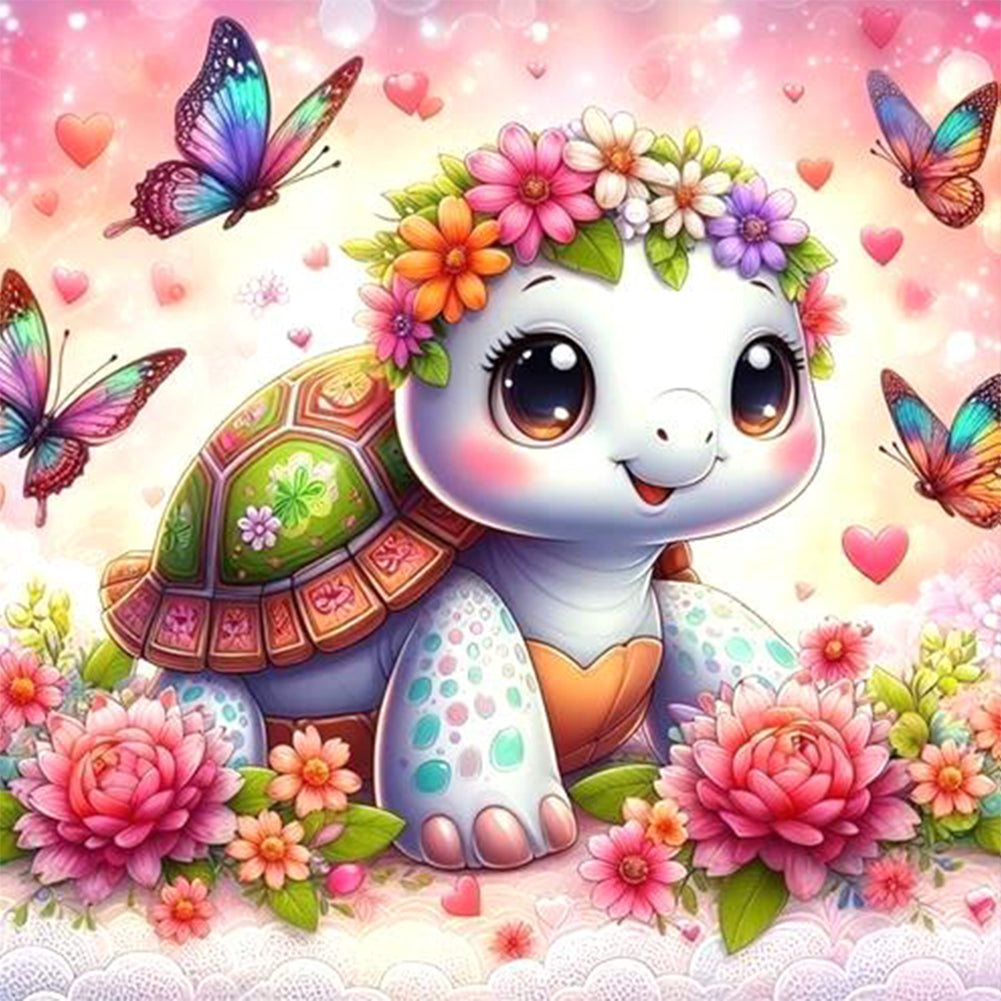 Sea Turtle 30*30CM(Canvas) Full Round Drill Diamond Painting