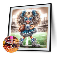 Load image into Gallery viewer, Rugby Girl 40*40CM(Canvas) Full Round Drill Diamond Painting

