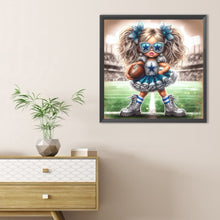 Load image into Gallery viewer, Rugby Girl 40*40CM(Canvas) Full Round Drill Diamond Painting
