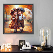 Load image into Gallery viewer, Childhood Sweethearts 40*40CM(Canvas) Full Round Drill Diamond Painting
