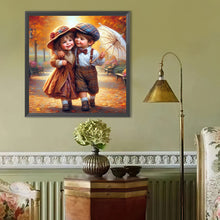 Load image into Gallery viewer, Childhood Sweethearts 40*40CM(Canvas) Full Round Drill Diamond Painting
