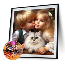 Load image into Gallery viewer, Childhood Sweethearts 40*40CM(Canvas) Full Round Drill Diamond Painting
