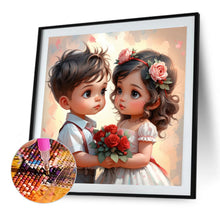 Load image into Gallery viewer, Childhood Sweethearts 40*40CM(Canvas) Full Round Drill Diamond Painting
