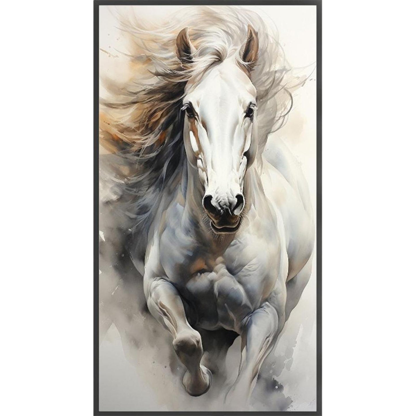 Horse - Full 11CT Stamped Cross Stitch 40x70CM - Yishu
