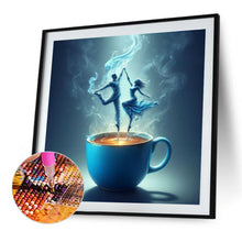 Load image into Gallery viewer, Dancer On Coffee 40*40CM(Canvas) Full Round Drill Diamond Painting

