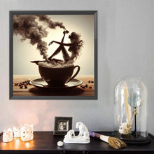 Load image into Gallery viewer, Dancer On Coffee 40*40CM(Canvas) Full Round Drill Diamond Painting
