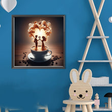 Load image into Gallery viewer, Dancer On Coffee 40*40CM(Canvas) Full Round Drill Diamond Painting
