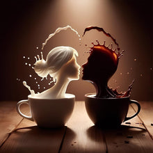 Load image into Gallery viewer, Dancer On Coffee 40*40CM(Canvas) Full Round Drill Diamond Painting
