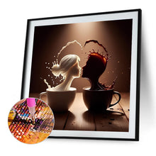 Load image into Gallery viewer, Dancer On Coffee 40*40CM(Canvas) Full Round Drill Diamond Painting
