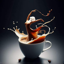 Load image into Gallery viewer, Dancer On Coffee 40*40CM(Canvas) Full Round Drill Diamond Painting

