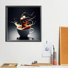 Load image into Gallery viewer, Dancer On Coffee 40*40CM(Canvas) Full Round Drill Diamond Painting
