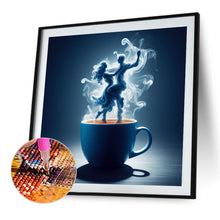 Load image into Gallery viewer, Dancer On Coffee 40*40CM(Canvas) Full Round Drill Diamond Painting
