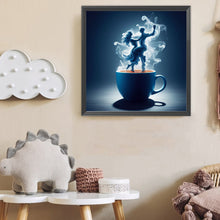 Load image into Gallery viewer, Dancer On Coffee 40*40CM(Canvas) Full Round Drill Diamond Painting
