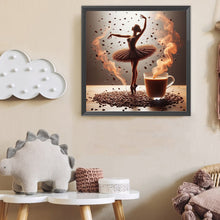 Load image into Gallery viewer, Dancer On Coffee 40*40CM(Canvas) Full Round Drill Diamond Painting
