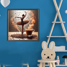 Load image into Gallery viewer, Dancer On Coffee 40*40CM(Canvas) Full Round Drill Diamond Painting
