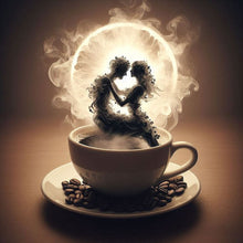 Load image into Gallery viewer, Dancer On Coffee 40*40CM(Canvas) Full Round Drill Diamond Painting
