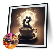Load image into Gallery viewer, Dancer On Coffee 40*40CM(Canvas) Full Round Drill Diamond Painting
