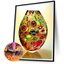 Load image into Gallery viewer, Spotted Vase 30*40CM(Canvas) Full Round Drill Diamond Painting
