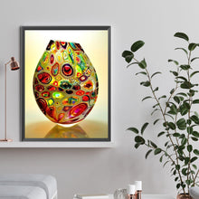 Load image into Gallery viewer, Spotted Vase 30*40CM(Canvas) Full Round Drill Diamond Painting
