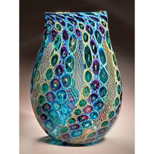 Load image into Gallery viewer, Blue And Green Vase 30*40CM(Canvas) Full Round Drill Diamond Painting
