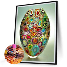 Load image into Gallery viewer, Polka Dot Vase 30*40CM(Canvas) Full Round Drill Diamond Painting
