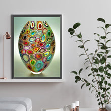 Load image into Gallery viewer, Polka Dot Vase 30*40CM(Canvas) Full Round Drill Diamond Painting
