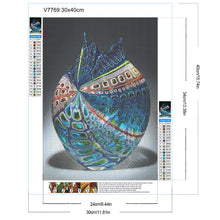 Load image into Gallery viewer, Spotted Vase 30*40CM(Canvas) Full Round Drill Diamond Painting
