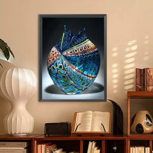 Load image into Gallery viewer, Spotted Vase 30*40CM(Canvas) Full Round Drill Diamond Painting
