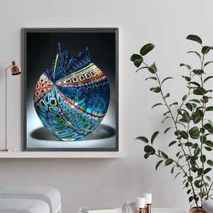 Spotted Vase 30*40CM(Canvas) Full Round Drill Diamond Painting