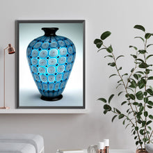 Load image into Gallery viewer, Blue Vase 30*40CM(Canvas) Full Round Drill Diamond Painting
